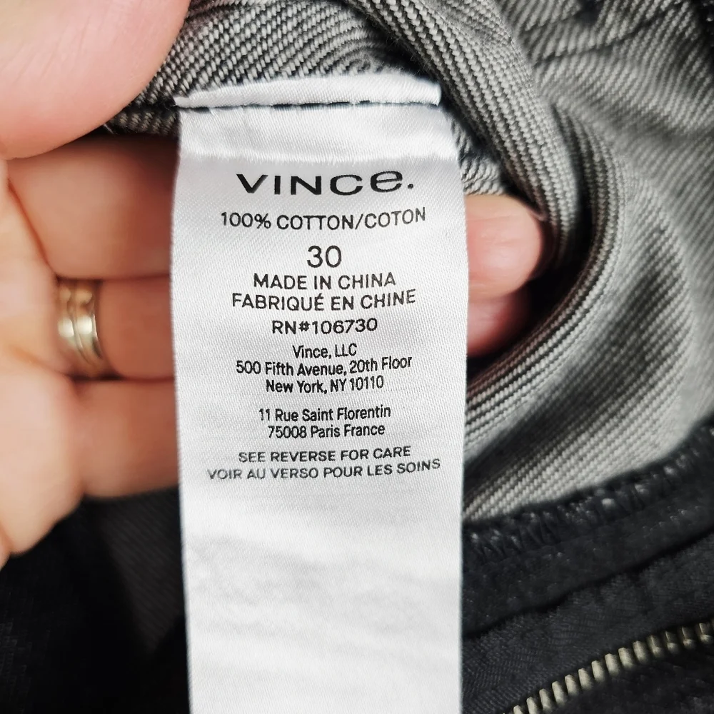 Vince Cotton Utility Crop Wide Leg Jeans NWT - Picture 12 of 15